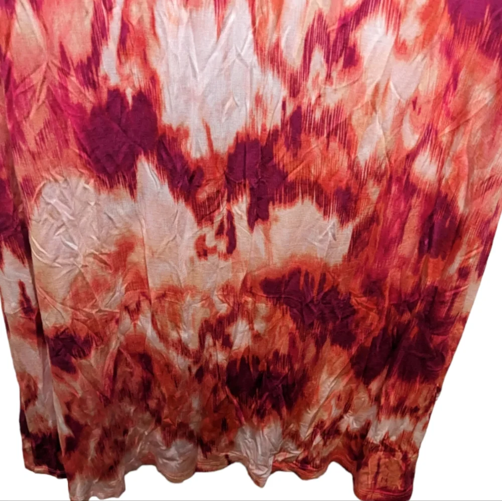 a.n.a Red/Orange Tie-Dye Maxi Skirt 🌅✨ Petite - Picture 10 of 10